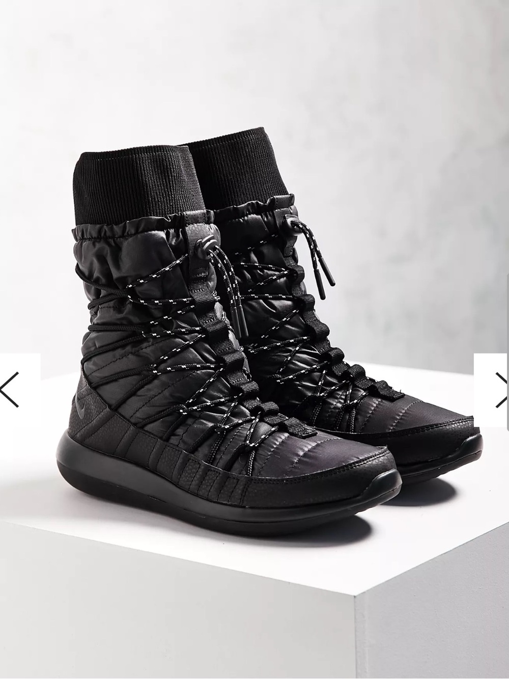 Nike Roshe Two High Sneakerboot High-Top Knit Cuff Boots size 11.5 - Picture 2 of 13